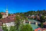 Fototapeta Perspektywa 3d - Panoramic view of Bern