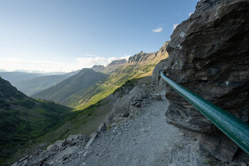 Poster - Hose Serves as a Handrail on the Highline Trail