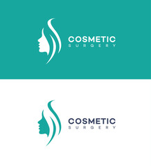 Cosmetic surgery logo Icon Brand Identity Sign Symbol Template 