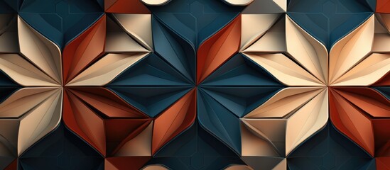 Wall Mural - Stylish Geometric Pattern Design for Wallpapers and Background