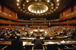 Image of a meeting of the European Parliament, reflecting the process of legislation and political dialogue in the EU