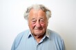 © Igor - Portrait of an old man on a white background. Isolated.
