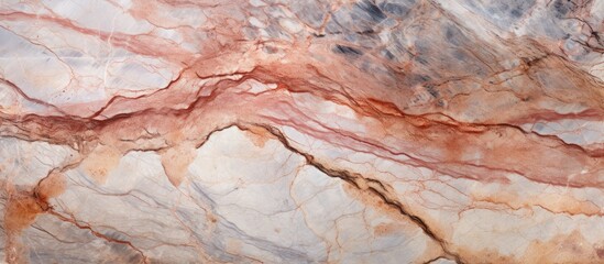 Canvas Print - A detailed picture of a marble texture with intricate patterns resembling natural materials such as bedrock or wood, capturing the essence of a serene landscape