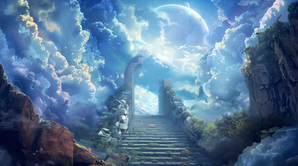 Wall Mural - The Entrance to the Heaven The Way to the Heaven The Gate to the Heaven Aspect 16:9