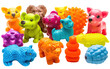 Plastic Playthings for Pets isolated on transparent Background
