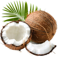 Wall Mural - coconut tree on isolated background