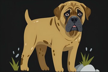 Wall Mural - English mastiff 