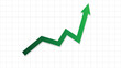 © PictureXpress - arrow graph going up stock diagram profit business grow economic boom financial surplus