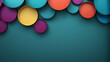 abstract color circle background wallpaper. mockup with text copy space