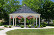 The gazebo at Wooster Green in Bowling Green, Ohio. BG Community park.