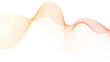 Elegant abstract smooth swoosh speed orange wave modern stream background. Vector illustration