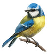 Bluetit Clipart Clipart isolated on white background