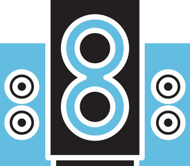 Sticker - Sound Audio Speaker Icon
