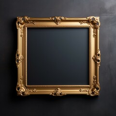 Canvas Print - Mockup of the art frame, frame isolated