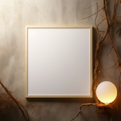 Canvas Print - Frame Mockup, vintage photo frame