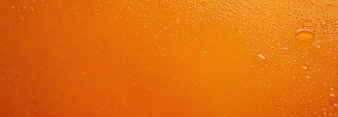 Abstract orange color, orange texture, water drops, vector background, cold juice, blur abstract background