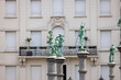 Some of the 48 statues embodying various Brussels guilds, Square of Petit Sablon, Brussels, Belgium
