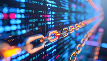 Real-Time Financial Transactions Displayed on Blockchain Ledge