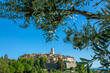 View of the medieval old town of Saint-Paul de Vence on the French Riviera in the South of France