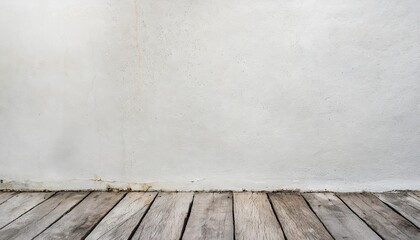 Canvas Print - horizontal white cement and concrete texture for pattern and background