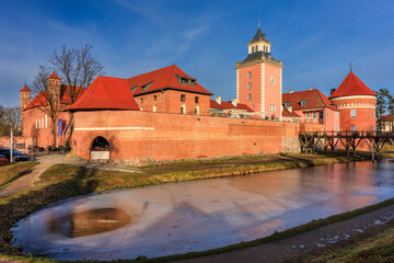 Wall Mural - Beautiful Teutonic castle in Lidzbark Warminski before sunset, Poland.