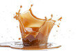 © AIstudio1 - Sweet Caramel Cascade on transparent background,