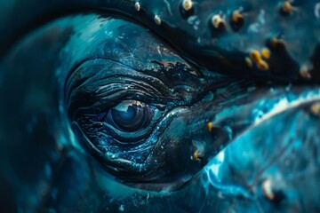 Eye of the whale, close up