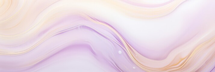 Sticker - A mesmerizing white and purple abstract background featuring delicate waves intertwining across the canvas