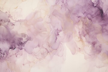Fototapete - Wisps of vibrant purple smoke dance gracefully on a pure white canvas, creating a mesmerizing and surreal sight