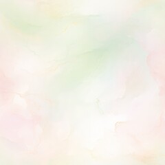 Poster - A vibrant pink and green watercolor background with a delicate white border, creating a whimsical and artistic vibe