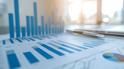 Aufkleber - Business statistics. Financial charts. Financial planning. Data analysis.