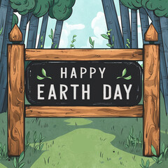 Earth day design. 