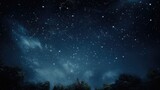 Fototapeta  - A stunning view of a night sky filled with countless stars. Perfect for astronomy enthusiasts or dreamy backgrounds