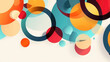 © pilipphoto - Colorful geometrical abstract background with circles