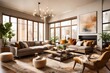 a cozy lounge space with plush furnishings, warm tones, and artistic accents, cultivating a welcoming atmosphere in a stylish living room setting.