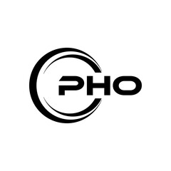 PHO Letter Logo Design, Inspiration for a Unique Identity. Modern Elegance and Creative Design. Watermark Your Success with the Striking this Logo.