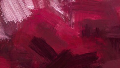 Wall Mural - abstract painting background texture with dark crimson