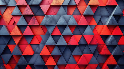 Wall Mural - Abstract background multicolored triangles, colored interesting background.