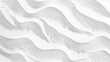 Abstract white sand texture background with ripples and waves, top view. White wall background with wavy lines in the style of white waves Generative AI
