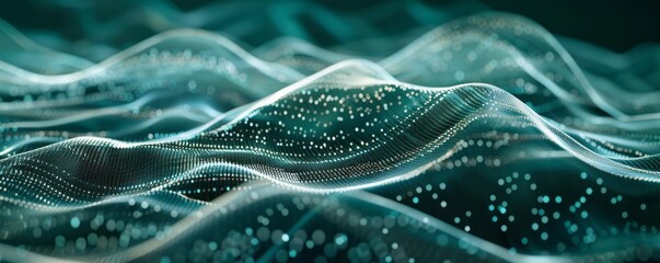 Captivating Digital Abstract Background for AI, Neural Networks, Science, and Beyond