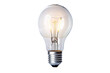 © Ajmi - Glowing Light Bulb Symbolizing Innovation Isolated on Transparent Background