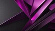 black deep purple abstract modern background for design geometric shape 3d effect lines triangles angles color gradient dark shades colorful metal metallic shine