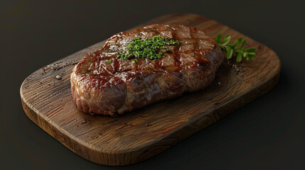 Wall Mural - Grilled steak