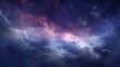 Abstract space galaxy wallpaper showcasing a cloudy nebula, a stellar and celestial scene with hints of constellations.