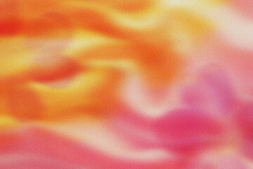 Abstract pastel pink, orange and yellow blurred grainy gradient background texture