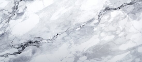 Canvas Print - A closeup of a white marble texture on a white background resembling the fluidity of freezing water. The monochrome photo captures the beauty of this meteorological phenomenon