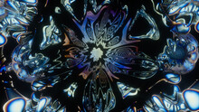 Abstract Kaleidoscopic Art With Intricate Patterns
