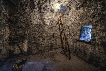 Poster - Inside the Svan tower in Mestia town, Svanetia region, Georgia