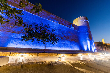 Wall Mural - Evening view of Masmak Fort in Riyadh, Saudi Arabia
