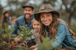 © ADDICTIVE STOCK - Family Enjoying Gardening Together Outdoors. Generative AI image